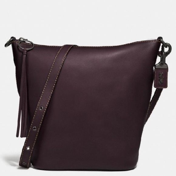 COACH Designer Bag Original Archive Duffle Leather Shoulder Crossbody - Picture 10 of 13